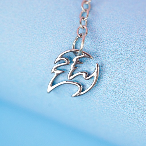 Кулон на цепочке "Огонь" №1