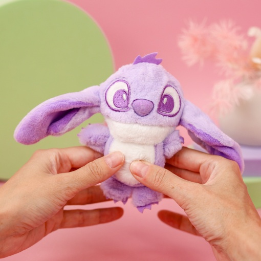 Мягкий брелок "Милый глазастик" №1, фиолетовый  12см