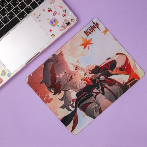 Коврик для мыши "Genshin Impact" Кадзуха, 25x20 см