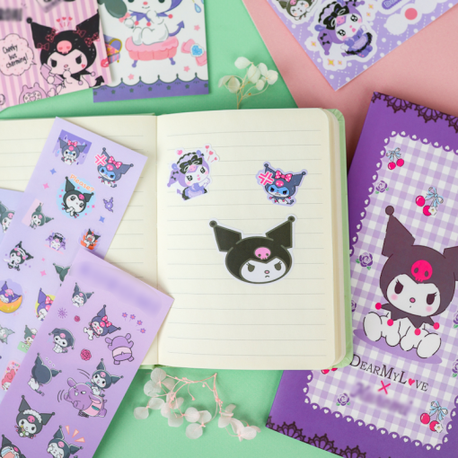 Набор наклеек и карточек "Куро" (6 листов)