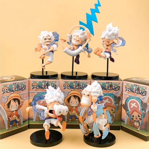 Набор фигурок "Ван пис" Луффи 5 gear, в ассортименте 5шт оптом