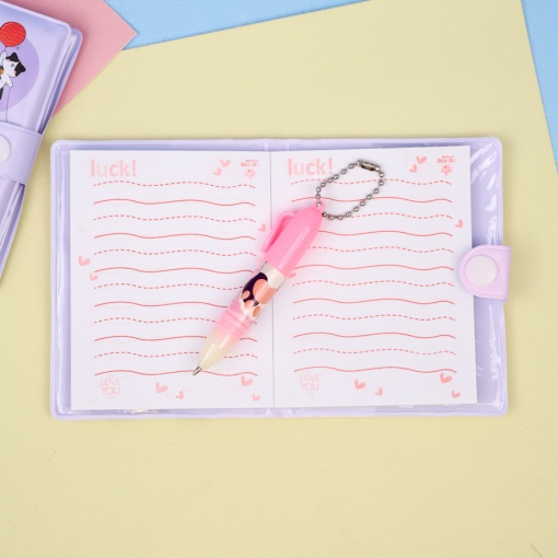 Мини-блокнот с ручкой "Кошачья лапка", в ассортименте 1шт.