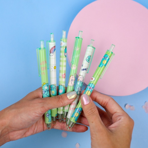 Ручка "Динозаврики" в ассортименте 1 шт. (черный)