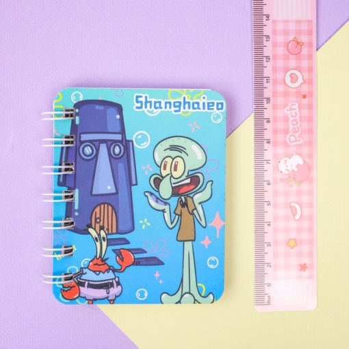Блокнот на пружине "Sponge" 77 листов, в ассортименте 1шт