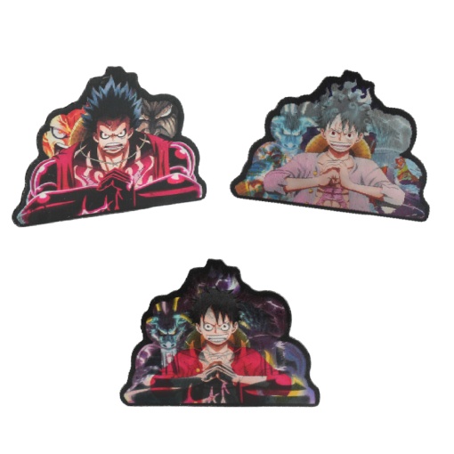 Наклейка голографическая "One Piece" 3D, №09