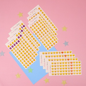 Набор наклеек «Emoji your life» 12 листов
