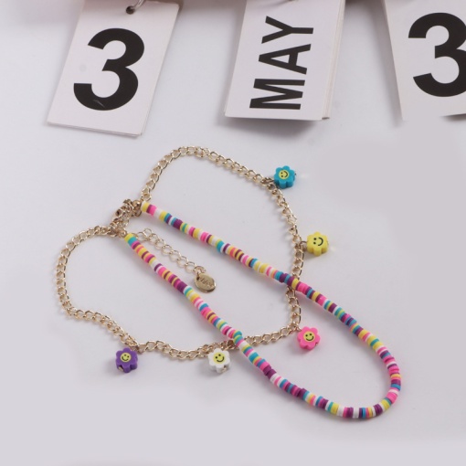 Кулон "Rubber" ромашки, разноцветный