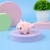 Мягкая игрушка "Заводная Свинка" розовый, 7см