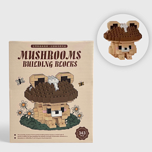 Конструктор "Mushrooms" Гриб-Мишка №7249 (343 детали)