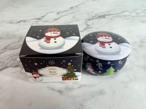 Свеча-арома в баночке "НГ Merry Christmas" Rose оптом