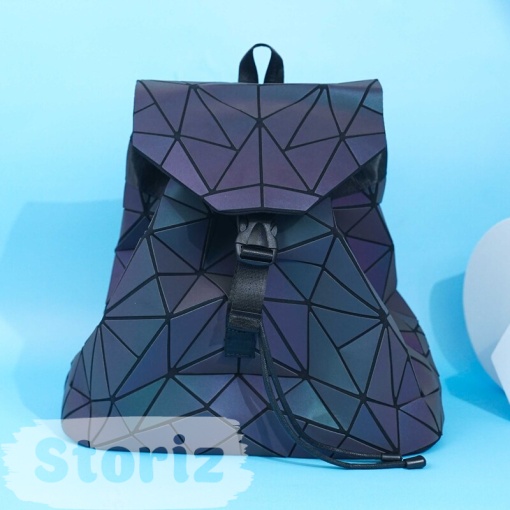 Рюкзак "Luminous Geometry" серый, 35х40см