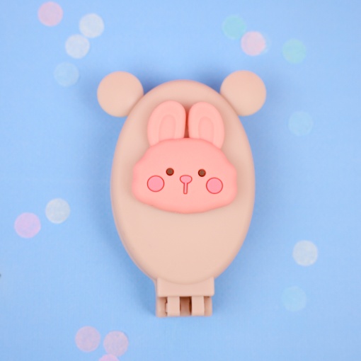 Расческа складная с зеркалом "Зайчик"