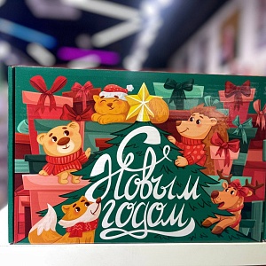 Подарочный набор "НГ Приключения" красно-зеленый