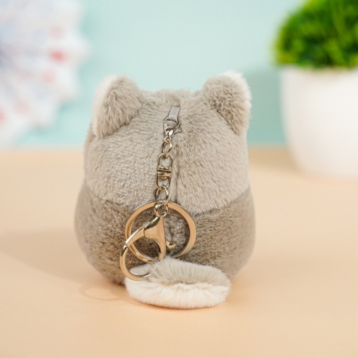 Мягкий брелок "Пингвин в костюме сиба-ину "10 см