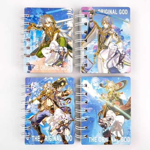 Блокнот на кольцах "Genshin Impact" №31-08, в ассортименте 1шт