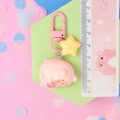 Брелок "Свинка с пончиком"