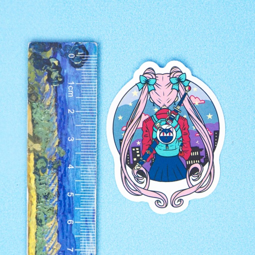 Наклейки для стикер бомбинга "Сейлор Мун" (60 шт.)