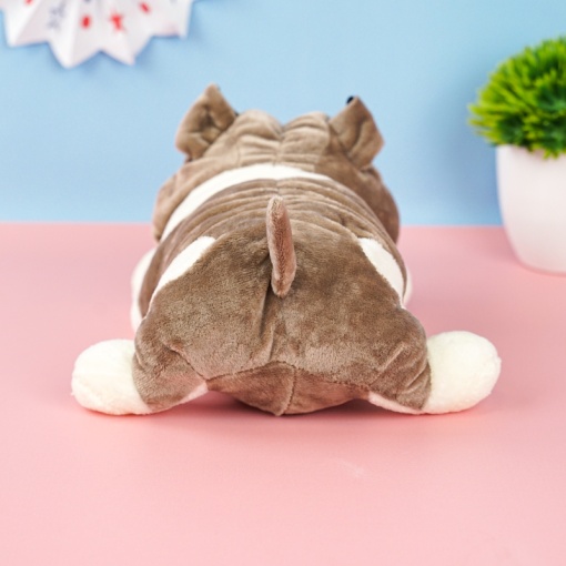 Мягкая игрушка "Шарпей" серый, 27см