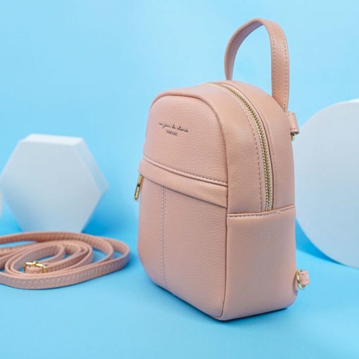 Рюкзак кож.зам."TAOMICMIC" D7015 розовый