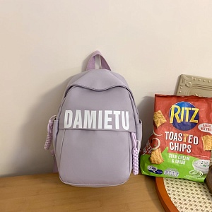 Рюкзак мини "Damietu" фиолетовый оптом со склада в Москве