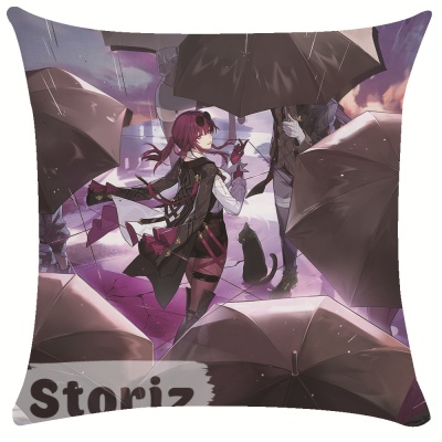 Подушка декоративная  "Honkai Impact" Кафка, 40x40см