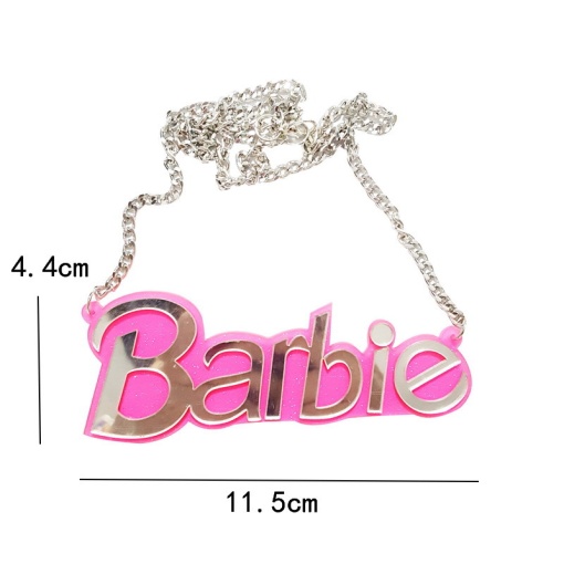 Подвеска на цепочке "Barbie"