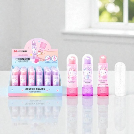 Стирательная резинка "Помада" Kt №8613, в ассортименте 1шт