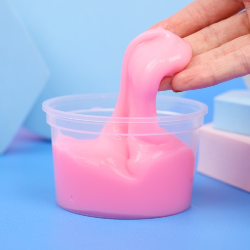 Слайм йогуртовый "Стекло" вишневый, 180гр