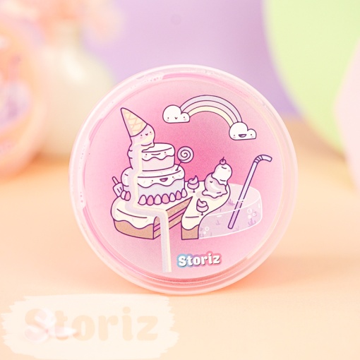 Слайм "Sugar Party", серия Butter (розовый), 150гр. STORIZ