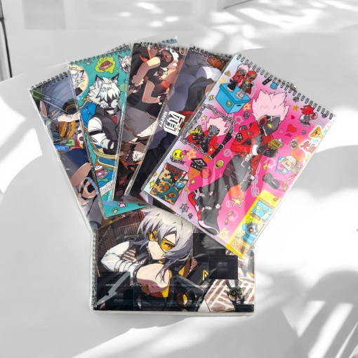 Скетчбук "Zenless Zone Zero" в ассортименте, 1шт (25 листов)