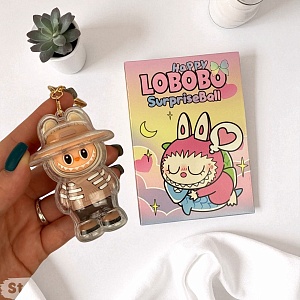 Набор брелков Surprise "Labubu Lobobo" happy №2024, 12шт