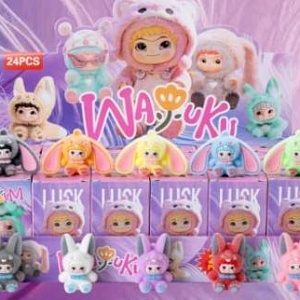 Брелок Surprise "Wakuku" с ушками, сиреневый, в ассортименте 1шт