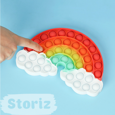Игрушка-антистресс "Pop It Rainbow Cloud"