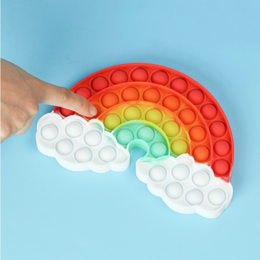 Игрушка-антистресс "Pop It Rainbow Cloud"