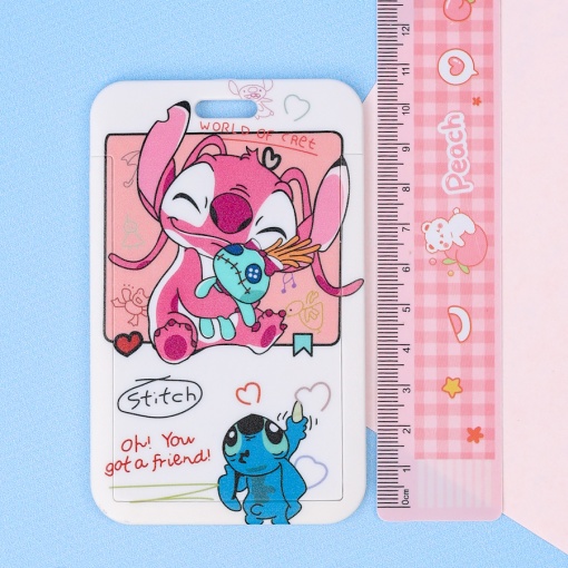 Чехол для карты "Милый Глазастик" белый, №2