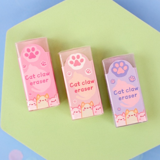 Стирательная резинка "Лапка" №3378, в ассортименте 1шт