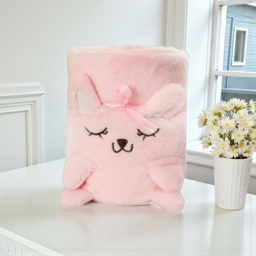 Изделие декоративное трикотажное "Plush" зверушка, розовый