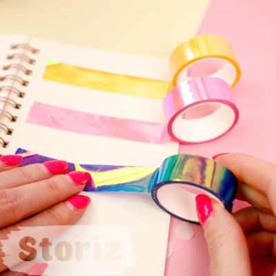 Декоративный скотч "Color" 5м, в ассортименте 1 шт.