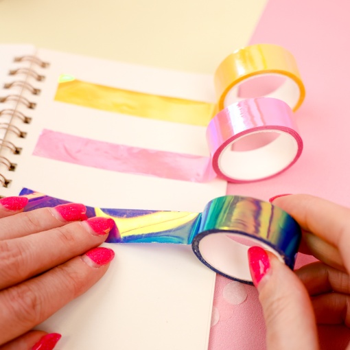 Декоративный скотч "Color" 5м, в ассортименте 1 шт.