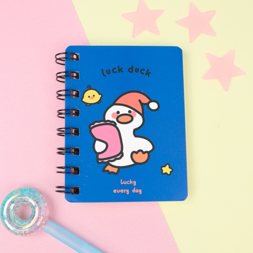 Блокнот на кольцах "Luck Duck" №3 (8х10,5см)