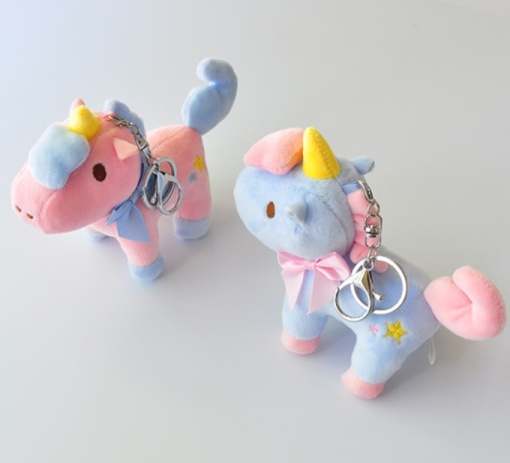 Мягкий брелок "Цветной Единорожек"
