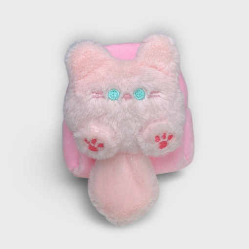 Брелок-монетница "Котик" розовый