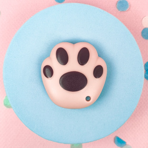 Канцелярский нож "Лапка" розовый