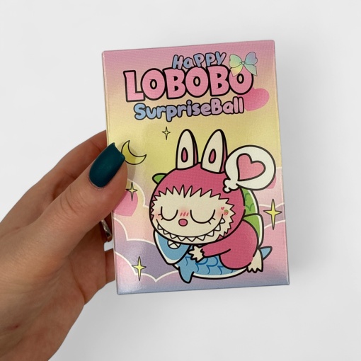 Набор брелков Surprise "Labubu Lobobo" happy №2024, 12шт
