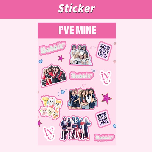 Набор наклеек "K-POP" IVE