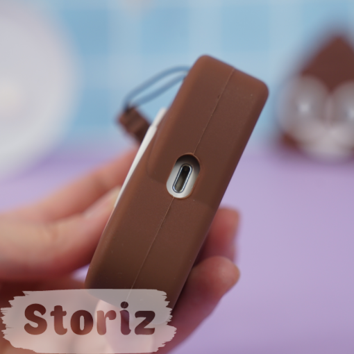 Чехол для AirPods1/2 "Какашка" коричневый