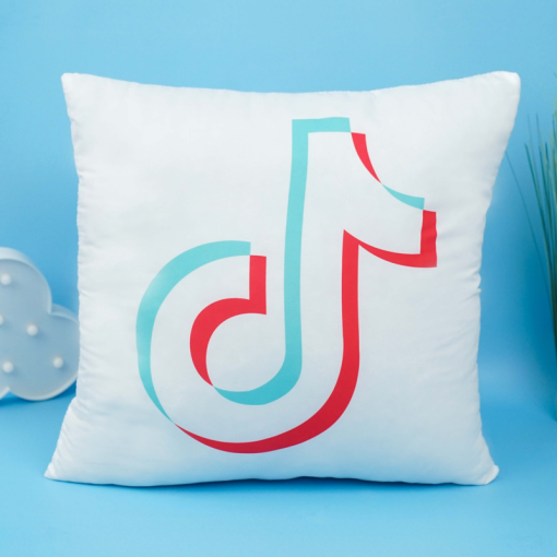 Подушка декоративная "Тик Ток" белая, 45x45см