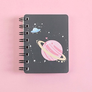 Блокнот "Space" hi НЛО, 8х10,5см