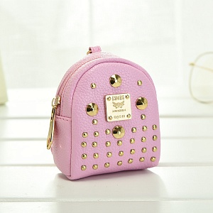 Брелок "Рюкзачок" MGM, светло-розовый