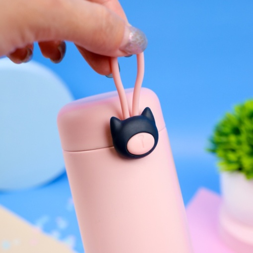 Термос "Cute Cat" розовый, 270мл оптом